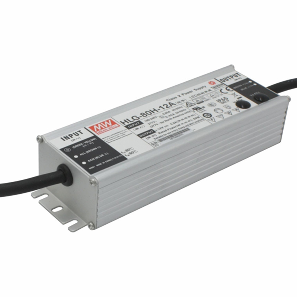 Mean Well - Napájací zdroj typ HLG-80H-12A - 60W - 12,5A - 12V DC