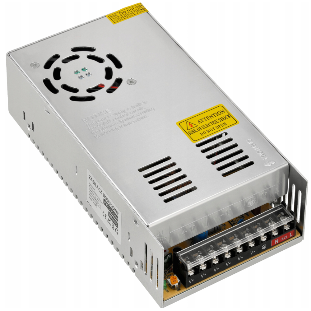 BERGE LED modulárny zdroj 12V - 400W - 33,33A - IP20