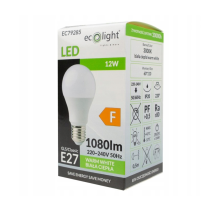 BERGE LED žiarovka E27 12W 1080lm 3000K Teplá farba svetla WW Eco Light