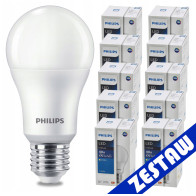 BERGE SADA 10 KS LED žiaroviek PHILIPS E27 4,9W 470 lm - tepla biela