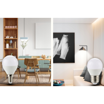 BERGE SADA 6x LED žiarovka E14 8W 700lm G45 guľôčkové - neutrálna biela