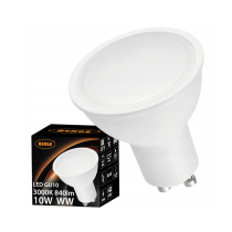 BERGE Sada 10x GU10 LED žiaroviek 10W - tepla biela