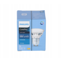 BERGE SADA 10x GU10 LED žiarovka PHILIPS 4,9W 550lm - studená biela