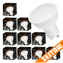 BERGE SADA 10x LED žiarovka GU10 10W Premium  - neutrálna biela