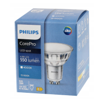 BERGE SADA 3x žiarovka Philips GU10 4,9W 550 lm 112 lm/W 4000K EyeComfort