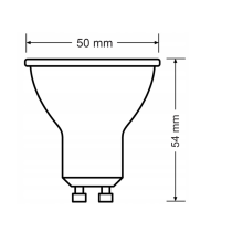 BERGE SADA 3x žiarovka Philips GU10 4,9W 550 lm 112 lm/W 4000K EyeComfort