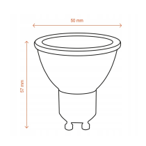 BERGE Sada 6 LED žiaroviek GU10 10W 850lm - neutrálná biela