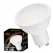 BERGE Sada 6x GU10 LED žiaroviek 7W 600lm - neutrálna biela