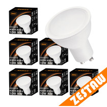 BERGE SADA 6x LED žiaroviek GU10 10W Premium
