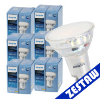 SADA 6x LED žiarovka PHILIPS GU10 4,9W 550lm teplá farba 3000K