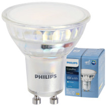 BERGE SADA 6x LED žiarovka PHILIPS GU10 4,9W 550lm teplá farba 3000K