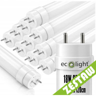 ECOLIGHT 10x LED trubice 120cm 18W 2430lm 6500K T8 G13