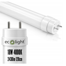 ECOLIGHT 4x LED trubicové svetlo 120 cm 18 W 2430 lm 4000K G13 T8