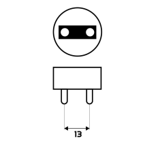 BERGE 4x LED trubicové svetlo 120 cm 18 W 2430 lm 4000K G13 T8