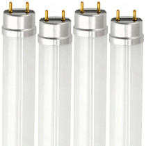 BERGE 4x LED trubicové svetlo 18W T8 120cm 1800lm 4000K neutrálna biela