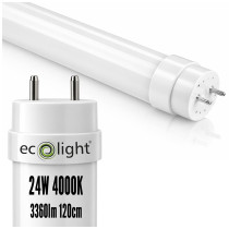 BERGE LED trubicové svetlo 120CM T8 24W 3360lm 4000K silné neutrálne svetlo