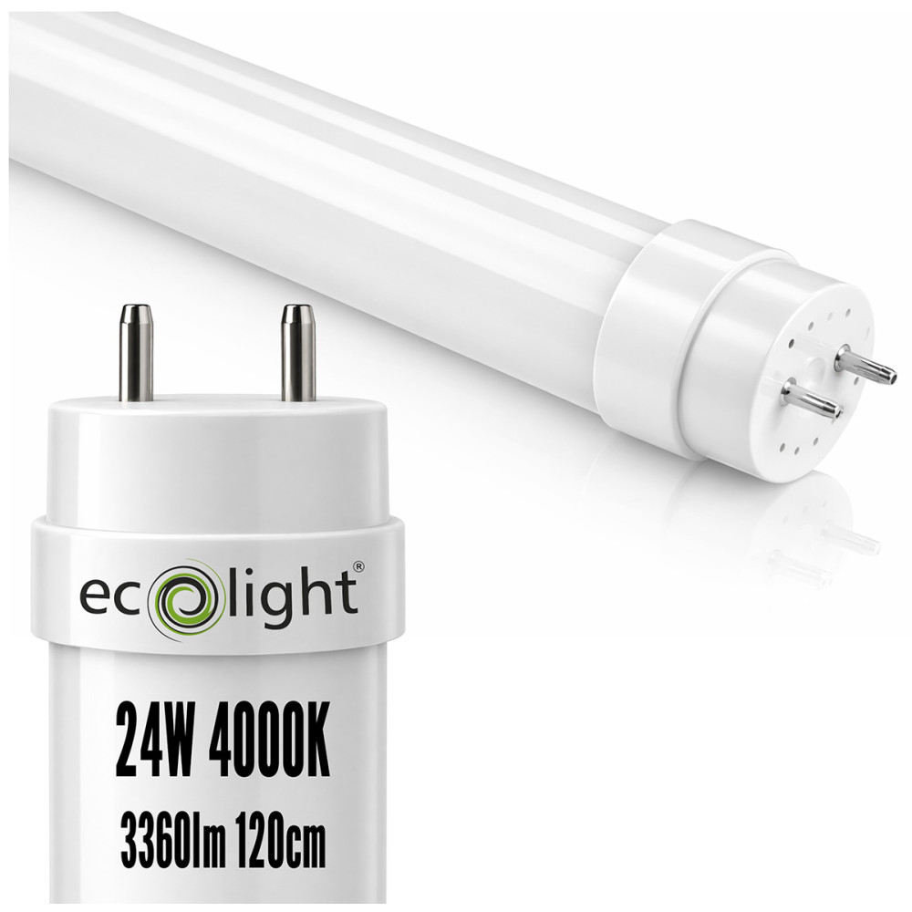 BERGE LED trubicové svetlo 120CM T8 24W 3360lm 4000K silné neutrálne svetlo