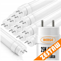 BERGE 10x LED trubicové svetlá 150cm 25W 2500lm 4000K - nieutrálná biela