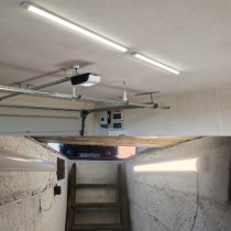 BERGE Sada 2 LED žiaroviek 120 cm prisadené panelové svietidlo 36 W 3600 lm denné svetlo farba