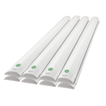 BERGE Sada 2 LED žiaroviek 120 cm prisadené panelové svietidlo 36 W 3600 lm denné svetlo farba