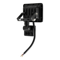 BERGE LED reflektor 10W 900lm so senzorom pohybu, súmrakový reflektor IP65