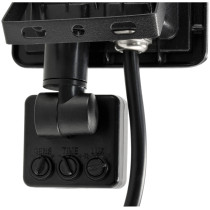 BERGE LED reflektor 10W 900lm so senzorom pohybu, súmrakový reflektor IP65