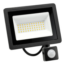 BERGE LED reflektor 50W 4500lm s pohybovým senzorem - IP65