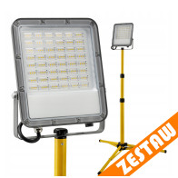 BERGE Sada halogénových LED reflektorov 100W - 9000lm, šošovka + statív