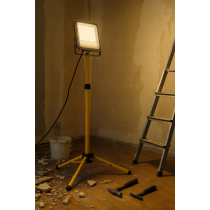 BERGE Sada halogénových LED reflektorov 100W - 9000lm, šošovka + statív