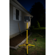 BERGE Sada halogénových LED reflektorov 100W - 9000lm, šošovka + statív