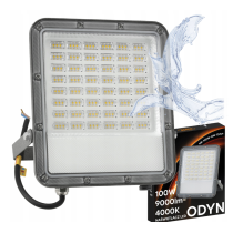 BERGE Sada halogénových LED reflektorov 100W - 9000lm, šošovka + statív