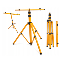 BERGE Sada halogénových LED reflektorov 100W - 9000lm, šošovka + statív