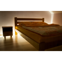 BERGE LED pásik 14,4 W/m IP20 1 m 100 cm - 10 mm - tepla biela