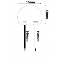 BERGE Napájací zdroj pre LED diódy 12V do skrinky 60W 5A IP67
