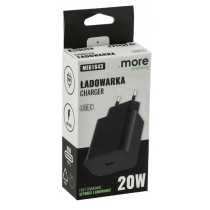 BERGE Rýchla sieťová nabíjačka 20 W + USB-C kábel 100 cm (1 m), napájací adaptér