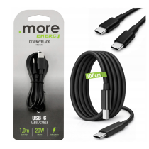 BERGE Rýchla sieťová nabíjačka 20 W + USB-C kábel 100 cm (1 m), napájací adaptér