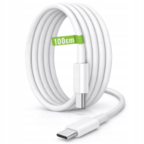 BERGE Nabíjací kábel USB-C pre telefón 20W 1m 100cm Rýchlonabíjací biely