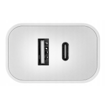 BERGE Rýchla sieťová nabíjačka USB / USB-C / USB-A + kábel USB-C 1 m (100 cm), 20 W – sada