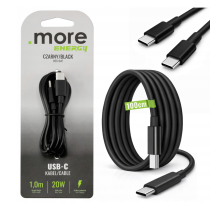 BERGE Sada: rýchla sieťová nabíjačka USB / USB-C / USB-A + kábel USB-C 1 m (100 cm), 20 W