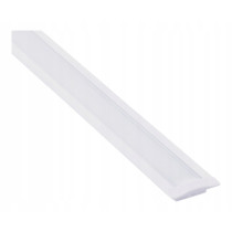 BERGE LED profil zapustený 1m hliníkový biely pre LED pásiky