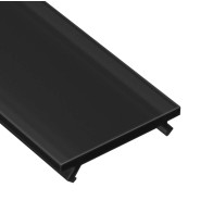 BERGE Čierny difúzor 2m pre profily Lumines A, B, C, D, G, H, Y, Z, W, J