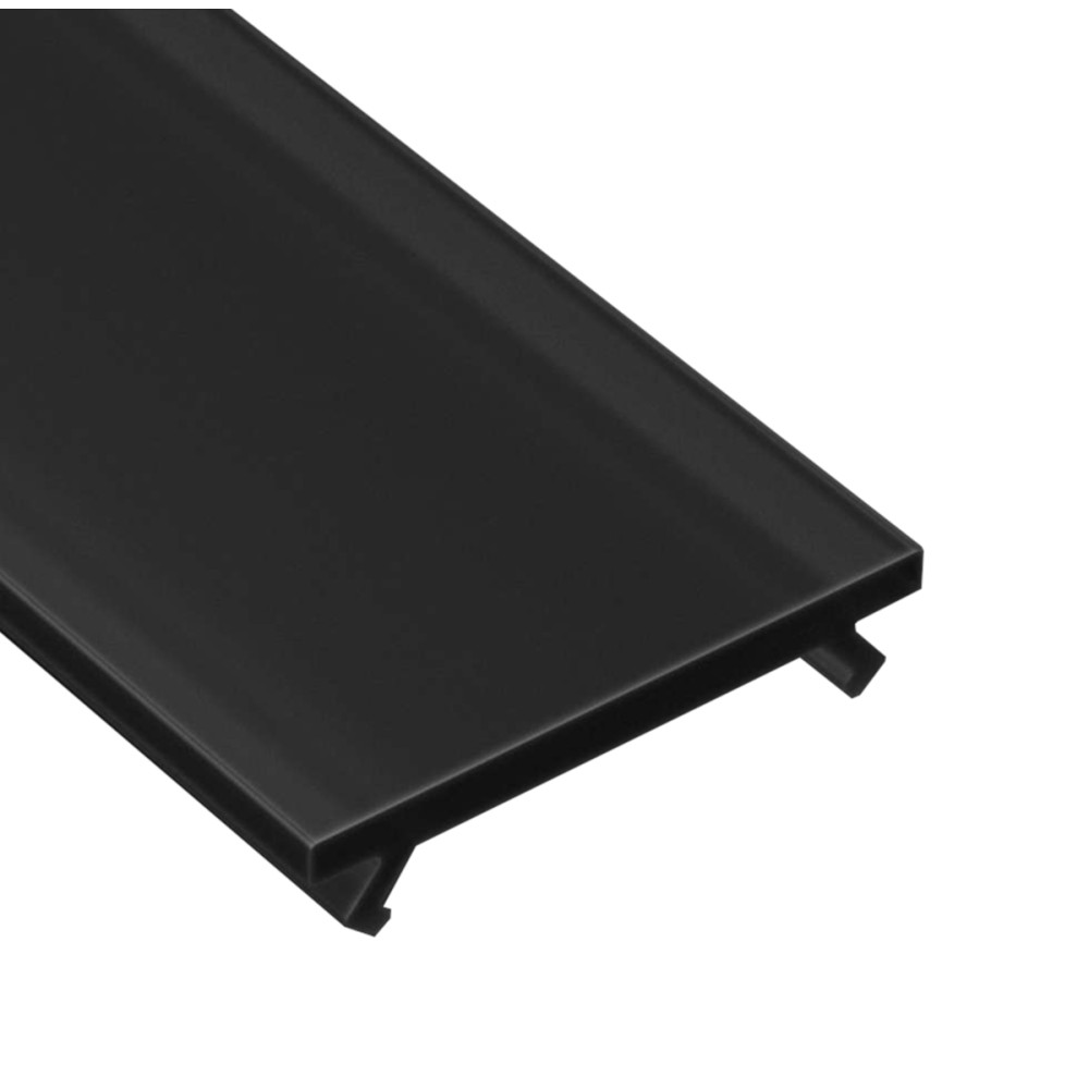 BERGE Čierny difúzor 2m pre profily Lumines A, B, C, D, G, H, Y, Z, W, J