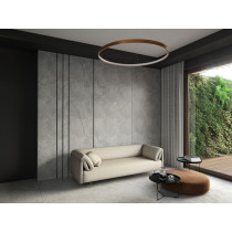 BERGE Kryt tienidla pre LED profil A, B, C, D, Y, Z 1M Čierna maska Lumines