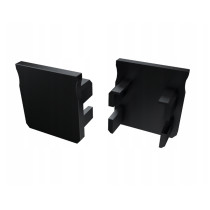 BERGE Čierna koncovka Y pre hliníkový profil typu Y, koniec 1 kus profilu Y