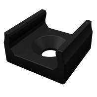 BERGE Lumines LED Profile X čierny úzky montážny držiak