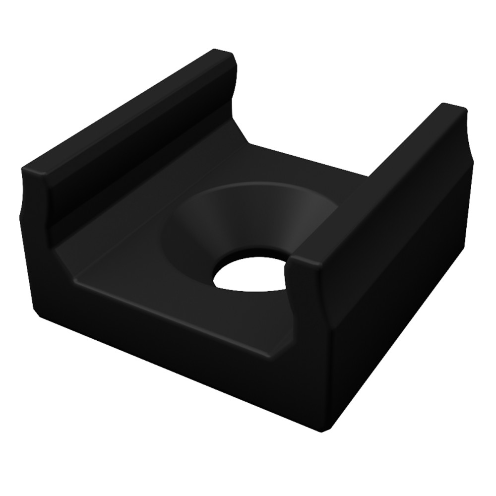 BERGE Lumines LED Profile X čierny úzky montážny držiak