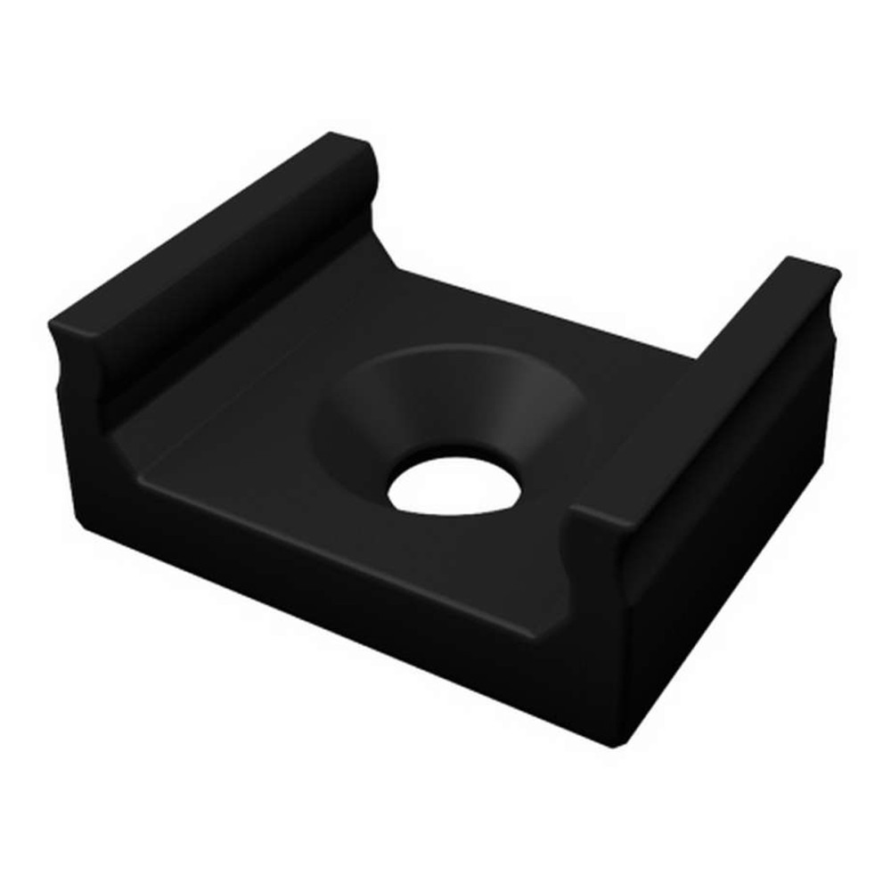 BERGE Montážny držiak na záves pre LED profil LUMINES A Black Mini Lumines