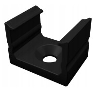 BERGE Montážny držiak na záves pre LED profil LUMINES D Čierny Lumines Large