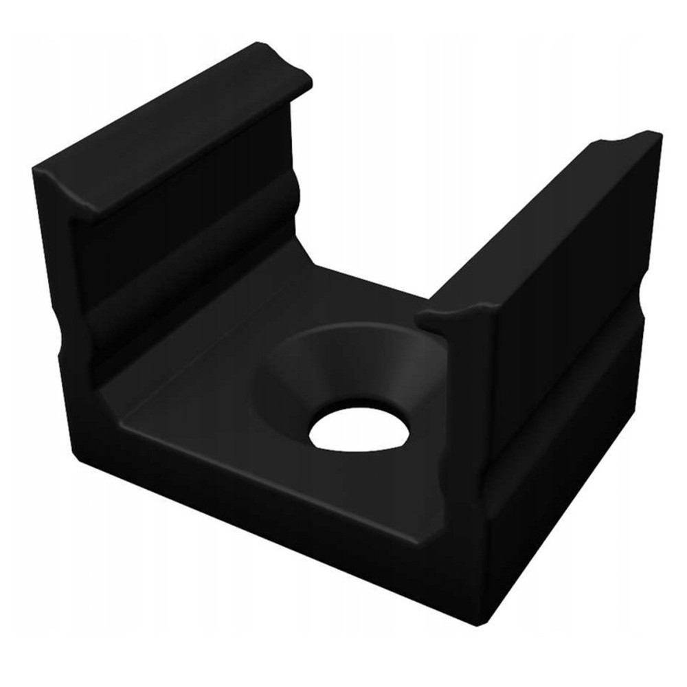 BERGE Montážny držiak na záves pre LED profil LUMINES D Čierny Lumines Large