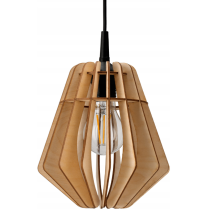 BERGE LED DREVENÝ STROPNÝ ZÁVESNÝ LUSTER Nastaviteľný Vysokokvalitný E27